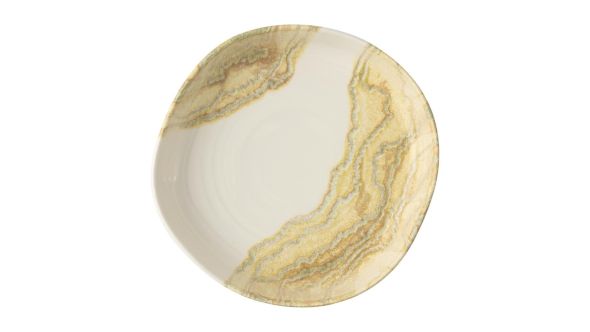 Churchill Tide Gold Organic Walled Bowls 230mm (6 Pack) TDGDWOB21