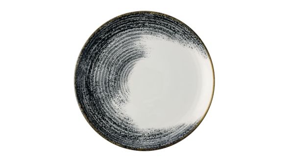 Churchill Homespun Accents Black Evolve Coupe Plates 260mm (12 Pack) HABKEV101