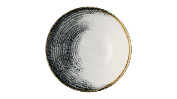 Churchill Homespun Accents Black Evolve Deep Bowls 190mm (6 Pack) HABKEB191