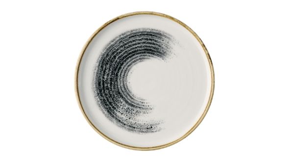 Churchill Homespun Accents Black Walled Plates 217mm (6 Pack) HABKWP211