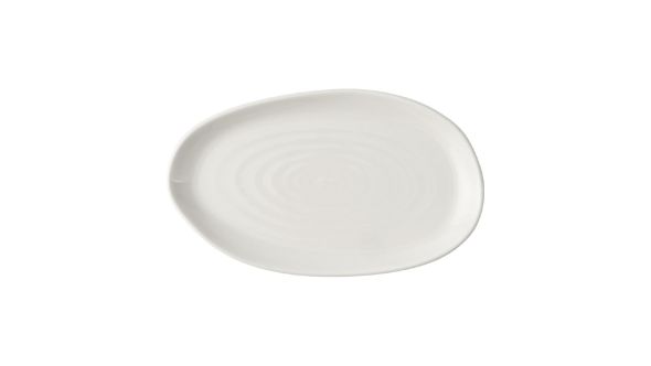 Churchill Envisage Natural White Organic Oblong Plates 220x130mm (6 Pack) WH PLA11