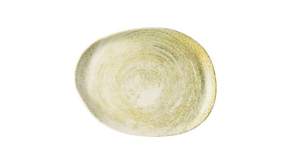 Churchill Envisage Erosion Sand Natural Oblong Plates 260x200mm (6 Pack) EROSPLA31