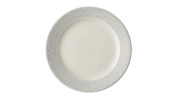 Churchill Delta Grey Profile Plates 167mm (12 Pack) DELGVP651