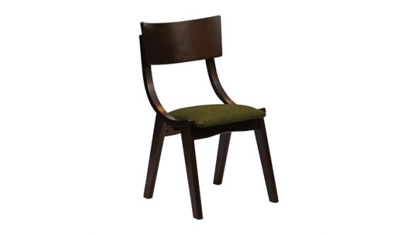 Everyday Chelsea Dining Chairs in Dark Walnut with Shetland Forest Seats (6 Pack) JA244