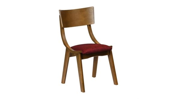 Everyday Chelsea Dining Chairs in Weathered Oak with Shetland Scarlett Seats (6 Pack) JA254