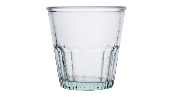 Olympia Recycled Glasses Fluted Rocks Tumblers 250ml (6 Pack) XS2261.02