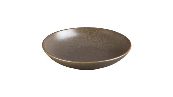 Olympia Ember Low Coupe Bowls Mahogany 230mm (4 Pack) JA554