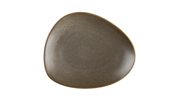 Olympia Ember Triangle Plates Mahogany 190x160mm (6 Pack) JA559