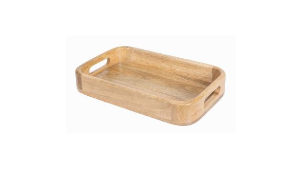 Olympia Mango Wood Deep Sided Rectangular Tray 190x300mm 20704 S