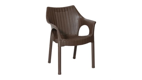 Bolero Bolero Elements Polypropylene Armchairs Dark Brown (4 Pack) JA911
