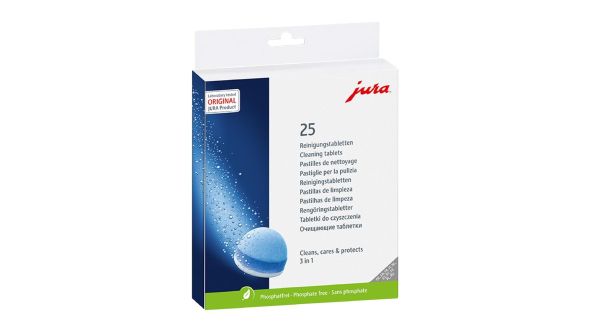 JURA 3-Phase Cleaning Tablets (25 Pack)
