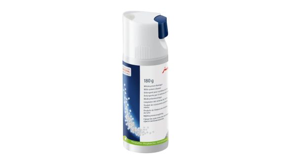 JURA Milk System Cleaner Mini-Tabs Bottle with Dispensing System 180g