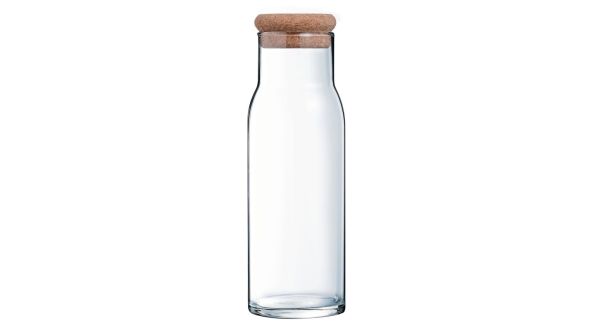 Luminarc Funambule Carafes with Cork Lid 1Ltr (6 Pack) N3941