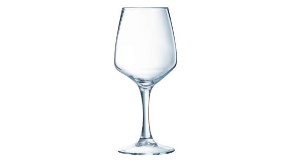Arcoroc Lineal Wine Glasses 250ml LUKCA-NI at 175ml (24 Pack) C3572UKCA175