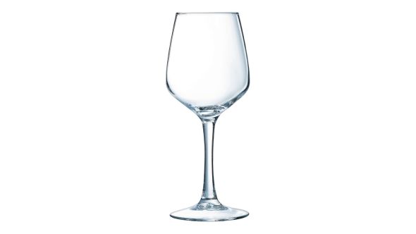 Arcoroc Lineal Wine Glasses 310ml LUKCA-NI at 250ml (24 Pack) F0JQ3