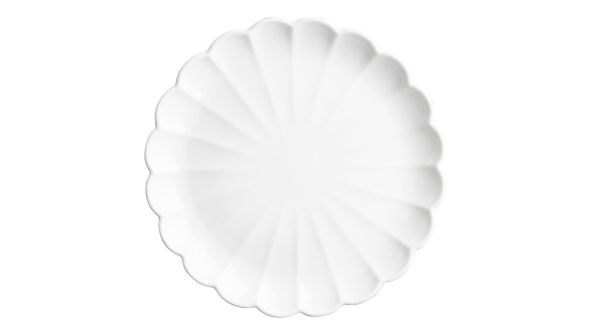 Olympia Bloom Scalloped Plates White 276mm (4 Pack) 11415