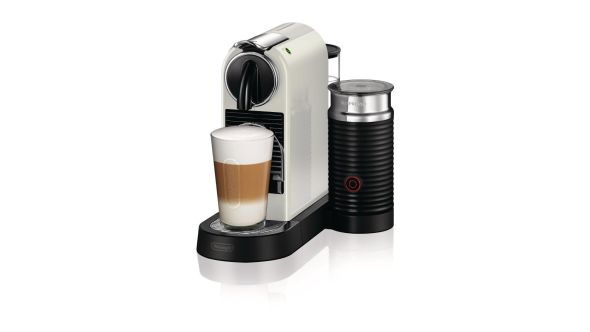 Nespresso CitiZ by De'Longhi & Aeroccino3 Milk Frother White EN267.WAE