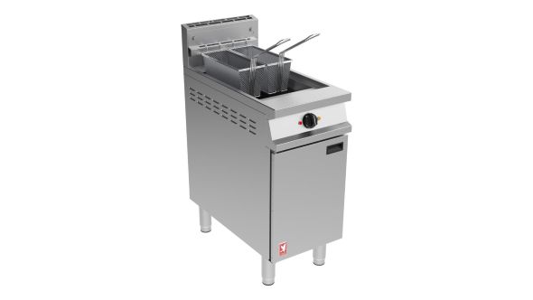 Falcon Dominator Plus Free Standing Natural Gas Fryer on Feet G3840