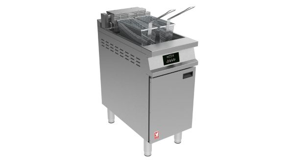 Falcon Dominator Plus Free Standing Programmable Electric Filtration Fryer on Feet E3840FP