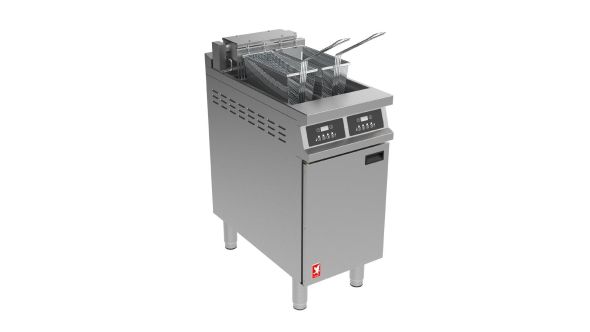 Falcon Dominator Plus Free Standing Electric Programmable Fryer on Feet E3845P