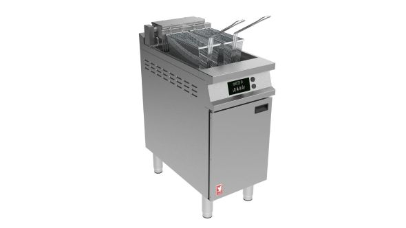 Falcon Dominator Plus Free Standing Programmable Electric Angel Fryer on Feet E3840XP