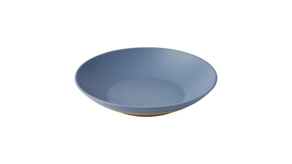 Churchill Emerge Melamine Oslo Blue Shallow Serving Bowls 360mm (2 Pack) EMBL36SB1