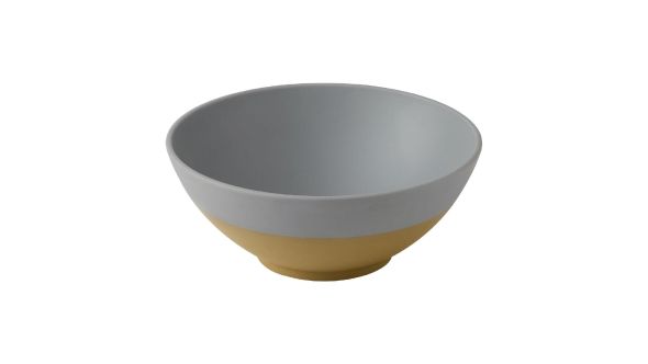 Churchill Emerge Melamine Seattle Grey Deep Serving Bowls 285mm (4 Pack) EMGY28DB1