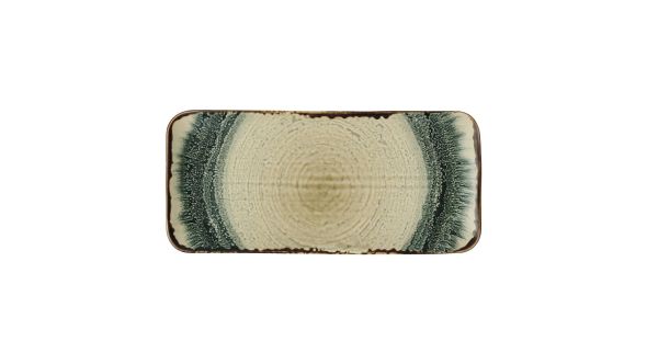 Dudson Harvest Flare Linen Organic Rectangular Plates 270x160mm (6 Pack) FLLIDOB21