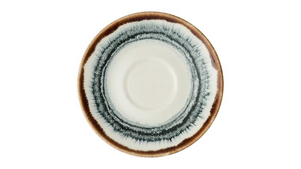 Dudson Harvest Flare Natural Cafe Cappuccino Saucers 156mm (12 Pack) FLNACSS 1