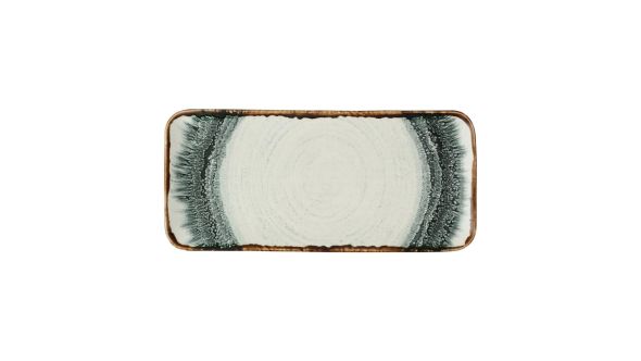 Dudson Harvest Flare Natural Rectangular Organic Plates 346x156mm (6 Pack) FLNADOB21