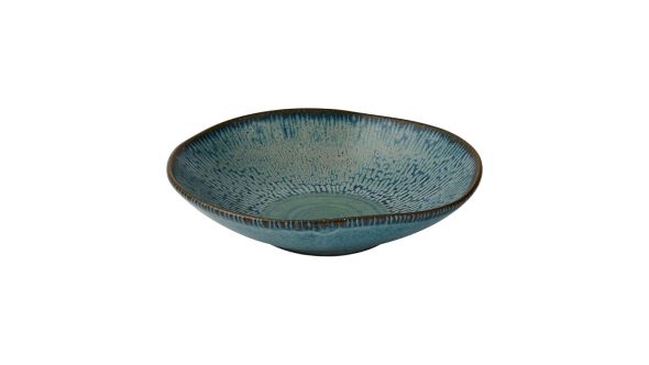 Churchill Envisage Cascade Sapphire Blue Natural Bowls 220mm (6 Pack) ECABPB221