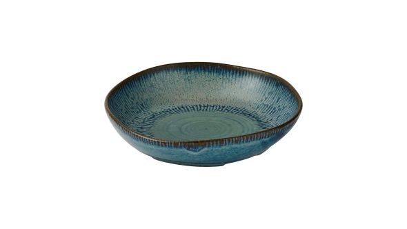 Churchill Envisage Cascade Sapphire Blue Natural Deep Bowls 215mm (6 Pack) ECABPWB11