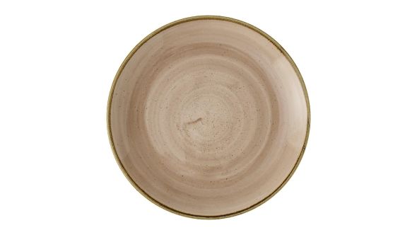 Churchill Stonecast Truffle Evolve Coupe Plates 217mm (12 Pack) STUSEVP81