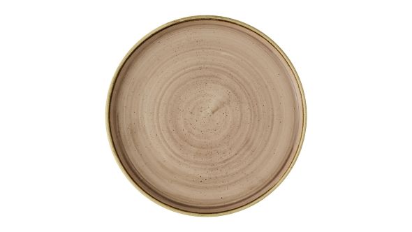Churchill Stonecast Truffle Walled Plates 210mm (6 Pack) STUSWP211