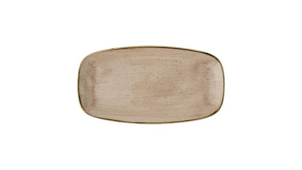 Churchill Stonecast Truffle Chef's Oblong Plates 352x187mm (6 Pack) STUSXO141