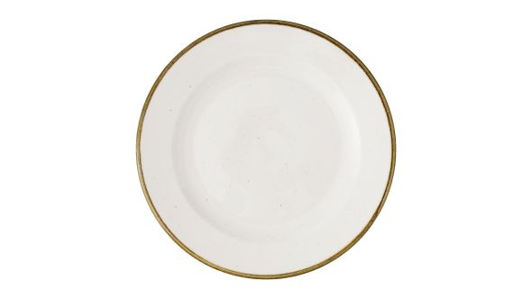 Churchill Stonecast Barley White Profile Plates 210mm (12 Pack) SWHSVP8 1