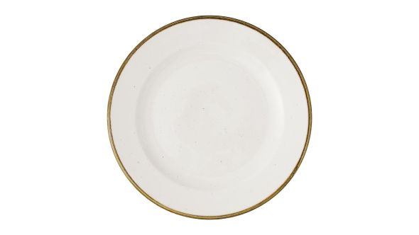 Churchill Stonecast Barley White Profile Plates 229mm (12 Pack) SWHSVP9 1