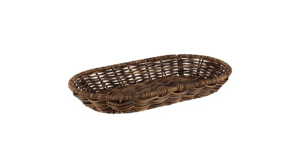 APS Cove Oval Basket Brown 280x160mm 40343