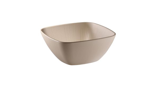 APS Nero Square Bowl Sand 250x250mm 85417