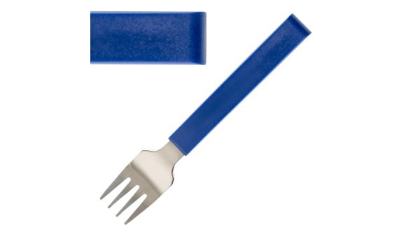 Amefa Select Straight Dessert Forks Blue (12 Pack) 3000BLB000340