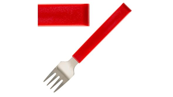 Amefa Select Straight Dessert Forks Red (12 Pack) 3000RDB000340
