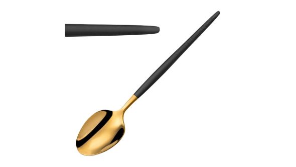 Amefa Soprano Dessert Spoons Black & Gold (12 Pack) 1114DUB000345