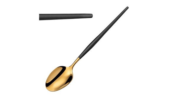 Amefa Soprano Medium Teaspoons Black & Gold (12 Pack) 1114DUB000375