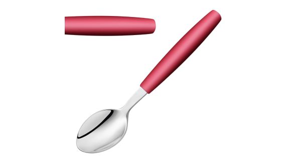 Amefa PIXEL Dessert Spoons Red (12 Pack) 2515CYB000345