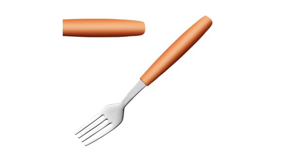 Amefa PIXEL Dessert Forks Orange (12 Pack) 2515ORB000340