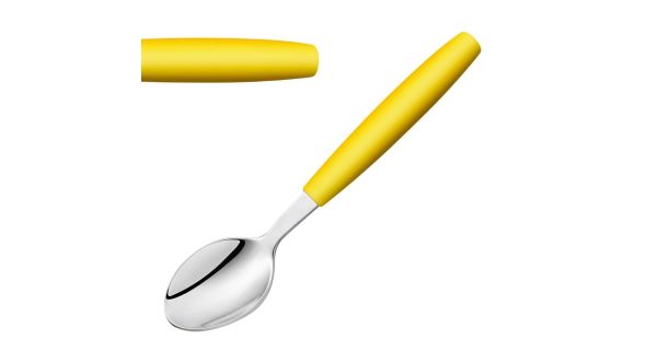 Amefa PIXEL Dessert Spoons Yellow (12 Pack) 2515YEB000345