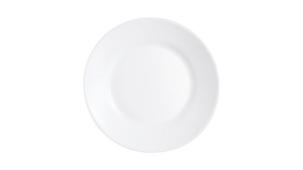 Arcoroc Opal Restaurant Wide Rim Plates 195mm (6 Pack) 22530
