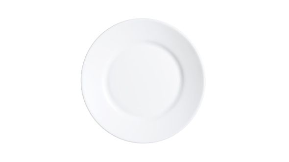 Arcoroc Opal Restaurant Wide Rim Plates 235mm (6 Pack) 22522
