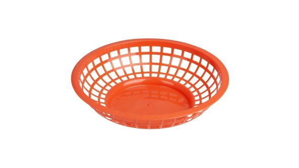 Olympia Kristallon PP Food Baskets Round Red 200x50mm (6 Pack) PRB-R