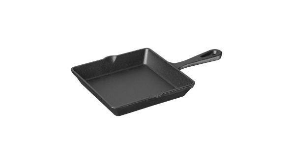 Olympia Cast Iron Square Pan 155x225mm XG1414FT